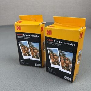 2 Boxes Of KODAK INSTANT PRINT 2.1" X 3.4" CARTRIDGES 30 SHEET ICRG-230 Open Box